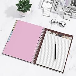 Rimilak Spiral Clipboard Folio with Refillable