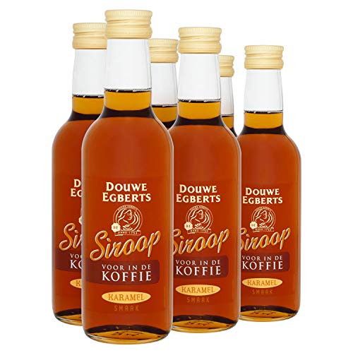 Douwe Egberts Koffiesiroop Karamel - Vloeibare siroop voor in je koffie - 6 x 250 ml - Afbeelding 3