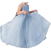Flower Girl Dresses for Wedding Tulle Formal Ball Gown Kids First Communion Dress Bowknot Pageant Dresses