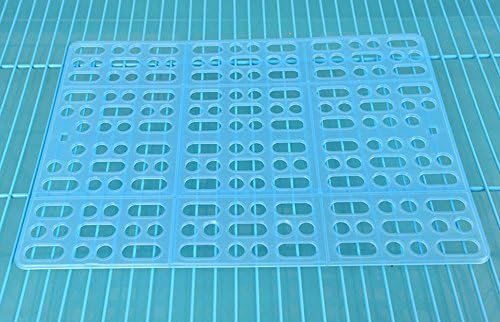 Plastic Pet Foot Relax Pad for Rabbit Guinea Pig Hamster and Other Small Animal - Blue