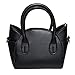 Handbag for Women, Cute Cat Top Handle Tote Bag, Girls Leather Satchel Cross Body Shoulder Bag with Strap Black