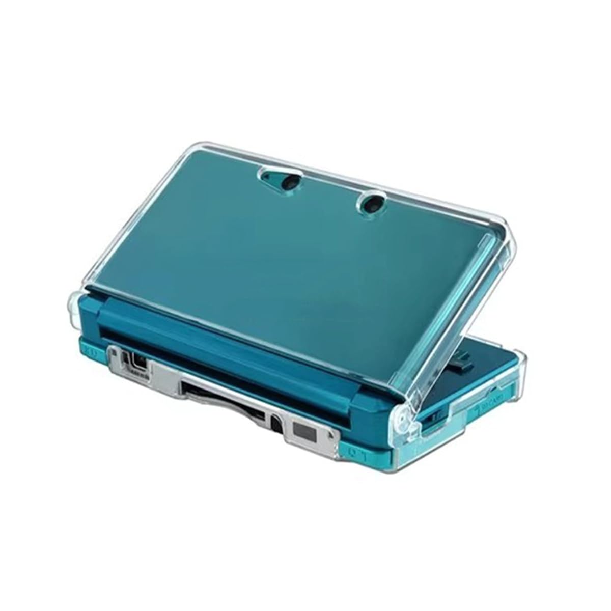 Transparent Hard Shell Case Cover Compatible with Nintendo 3DS, Replacement Protective 3DS Crystal Clear Housing Case