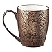 Brown Bible Verse Mug – Floral Faith Mug for Women & Men, Ceramic Coffee Mug w/Gold Trim & Psalm 13:5 Calligraphy – “I Trust In God’s Unfailing Love” Mug, 12 oz