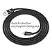 iPhone 8 Cable, 2 Pack Cambond 10ft Long MFI Certifed Durable Braided Cord for iPhone X 8 8 Plus 7 7 Plus 6s 6s Plus, iPhone 6 6 Plus, 5s 5c 5, iPad Air, Mini, iPad Pro, iPad 4th gen (Black + Grey)