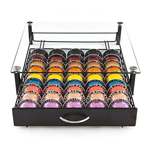 Peak Coffee Halter Schublade für 45 Nespresso Pods - Kompatibel mit Nespresso Vertuo Vertuoline - Der Größte Verfügbare…