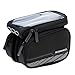 Allnice 3 in 1 Design Waterproof Cycling Bike Bicycle Front Bag Top Tube Frame Bag Pannier Double Pouch Bike Bicycle Accessory for 5.7 inches Cellphone Smartphone