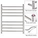 Tangkula Towel Warmer, Plug-in Wall Mounted Stainless Steel Towel Heater for Home Bathroom, Electric Towel Warmer (24”Wx 30”H)