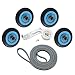 ATMA Dryer Repair Kit for Samsung Belt Maintenance Kit Includes DC97-16782A Drum Roller DC93-00634A Idler Pulley 6602-001655 Belt Replace AP5325135 AP4373659 AP6038887 PS4221885 PS4133825 primary