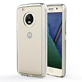 Moto G5 Case, MoKo Snug Fit Lightweight Crystal Clear Case Gel TPU Bumper + Hard Acrylic Protective Rigid Tough Shockproof Back Cover Shield for Motorola G5 5 Inch(2017 Released), Crystal Clear
