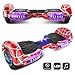 cho Spider Wheels Series Hoverboard UL2272 Certified Hover Board with 6.5 inch Wheels Electric Scooter Smart Self Balancing Wheels (Red)
