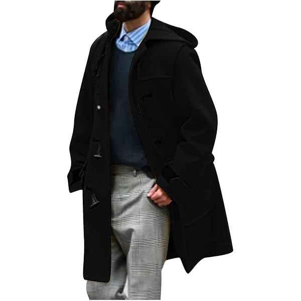 ジャケット・アウター NEIGHBORHOOD C-COAT Duffel coat Mens Duffle Coat Wool Blend Single Breasted Walking Toggle