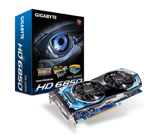 GIGABYTE ATI Radeon HD6850 1GB DDR5 2DVI/HDMI/DisplayPort PCI-Express Video Card GV-R685OC-1GD