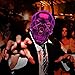 Halloween LED Light Up Glowing Mask for Cosplay, Costume Party Purple