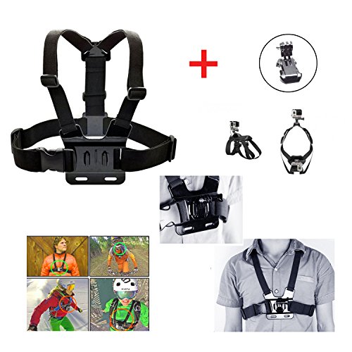 EDOSE Head Strap Mount Chest Mount Harness Chesty Accessories Kit for AKASO EK7000 AKASO V50 Pro