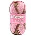 Patons Lace Yarn - (2) Fine Gauge  - 2.5 oz -  Woodrose -   For Crochet, Knitting & Crafting