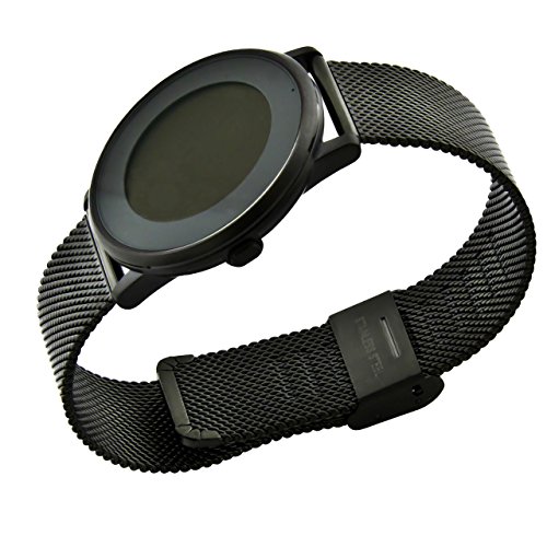 Wearable4u Pebble Time Round Milanese Mesh Replacement Watch Band