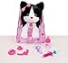 Barbie Vet Bag Set -Black Brown White Kitty with Pink Backpack