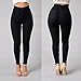 AutumnFall Women's Butt-Lifting Stretch Comfy Skinny Jeans (M, Black)