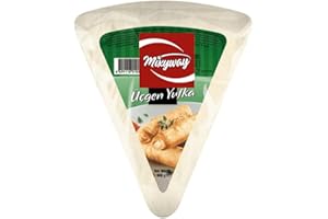 Mixyway Phyllo Dough for Baklava Borek, Turkish Üçgen Yufka, Partially Pre Baked Very Thin Filo Pastry Dough Leaves, Fillo Pastry Dough Sheets, 12.7 Oz (360 G.) 24 Pastry Leaves, Traingle Phyllo Dough Spring Roll Wrappers