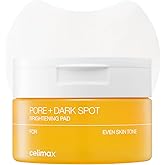 celimax Pore+Dark Spot Brightening Pad | Exfoliating Peeling Pads for Enlarged Pores, with Hyaluronic Acid, Pore Minimizer, Non-Irritating, Hydrating, For Sensitive Skin (40 pads)