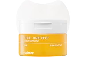 celimax Pore+Dark Spot Brightening Pad | Exfoliating Peeling Pads for Enlarged Pores, with Hyaluronic Acid, Pore Minimizer, Non-Irritating, Hydrating, For Sensitive Skin (40 pads)