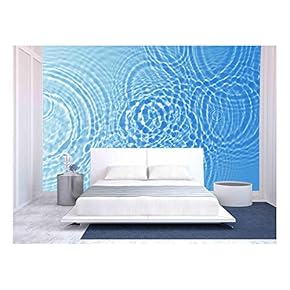 Fresh Water Background - Removable Wall Mural | Self-Adhesive Large Wallpaper - 66x96 inches