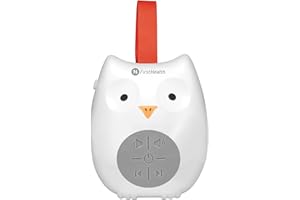 FIRSTHEALTH First Health Baby White Noise & Lullaby Sound Machine – 12 Soothing Sounds Including Sonata in A, Claire De Lune, Sunrise Lullaby, Rainforest, Waves – Customizable 15, 30 & 60-Minute Timer (Chick)