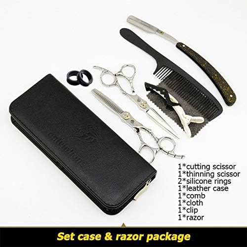 Univinlions 6" japan hair salon scissors hairdressing shears tijeras peluqueria scissors hairdresser ciseaux barber shop haircut,T4