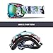 OutdoorMaster Kids Ski Goggles, Snow Goggles for Boys & Girls with 100% UV Protection (Color pattern Frame + VLT 13% Grey Lens with Full REVO Gold)