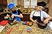 Kids Apron and Chef Hat Set. Adjustable Hat. Fits Childs Size Medium 6-12. (Lt. Pink) - Free eBook