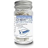 Chewtab Gentle Whitening Toothpaste Tablets with Baking Soda, Peppermint, Zero Waste Refillable