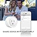 Smart Plug WiFi Outlets Mini Smart Socket for Smart Home Remote Control House Appliance & Electric Devices from Anywhere, Compatible with Amazon Alexa Echo Google Assistan, 4 Packs, Support 2.4GHz, N