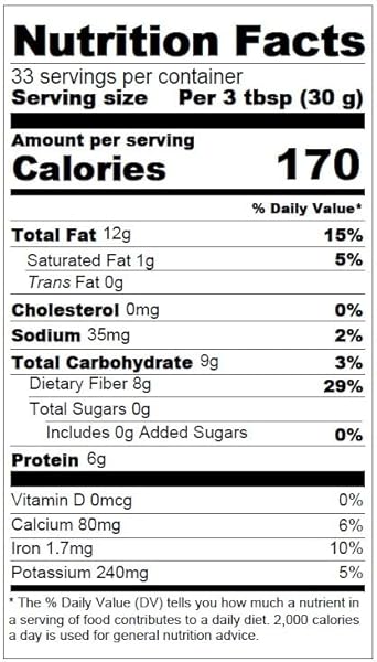 YUPIK ORGANIC GOLDEN FLAX SEEDS, 2.2 LB (35.2 OZ), GLUTEN-FREE, NON-GMO, KOSHER, RAW SEEDS, EXCELLENT SOURCE OF FIBER, SOURCE OF OMEGA-3, PLANT-BASED PROTEIN, IDEAL FOR BEVERAGES, BAKING & TOPPING