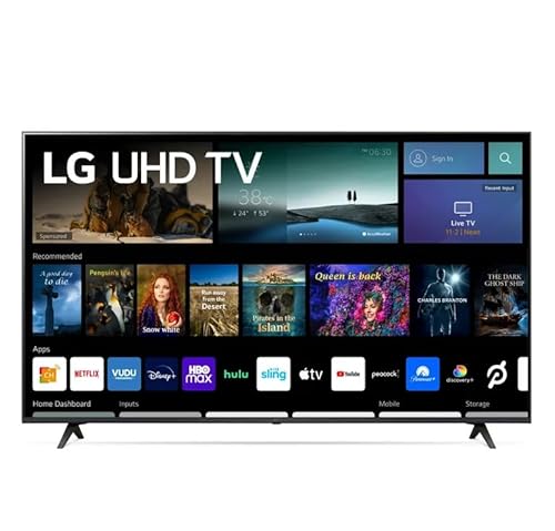 LG 55-Inch Class 4K Ultra HD Smart LED TV HDR10 Bluetooth webOS α5