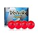 Volvik Crystal Golf Balls (One Dozen), Ruby Red