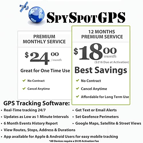 Spy Spot 4G Hard Wire Kill Switch GPS Vehicle Tracker Remotely