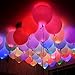 Party LED Balloons Lights 50 Pieces Balloons LED Assorted Colors Luminous Balloons Flashing Light ( Pack of 50 )