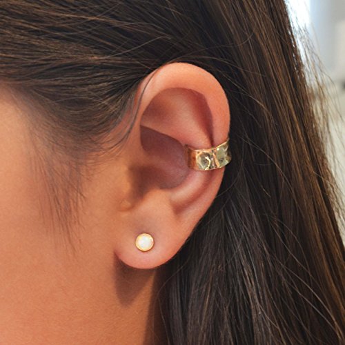 Ear cuff earring for non pierced ears gold filed 14k for women