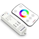 LEDENET RGBW LED Strip Light RF Controller Mini LED Controller Remote RF Wireless Control RGBW RGBWW LED Ribbon Tape Lamp (M4-Touch)