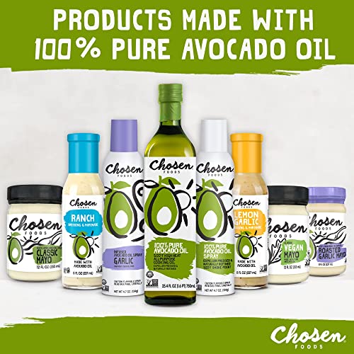 Chosen Foods 100 Avocado OilBased Classic Mayonnaise, Gluten & Dairy