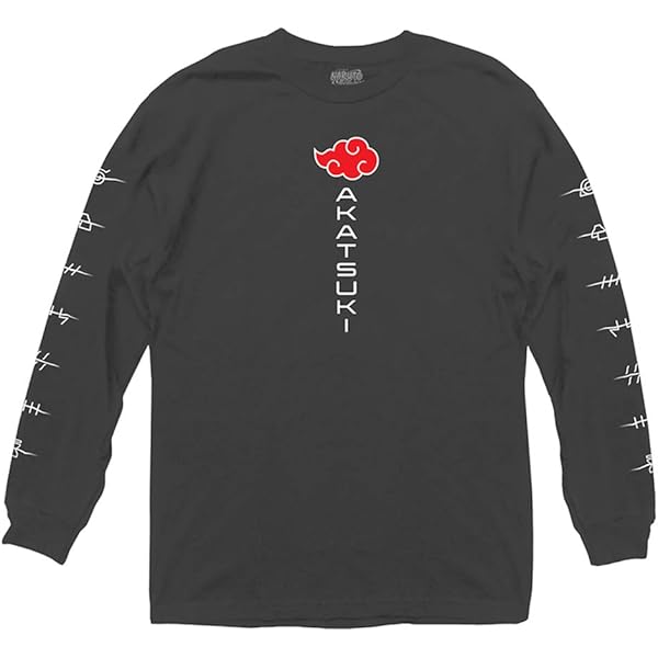 2010's \"NARUTO 暁\" Black Tee Size:L 2010's 