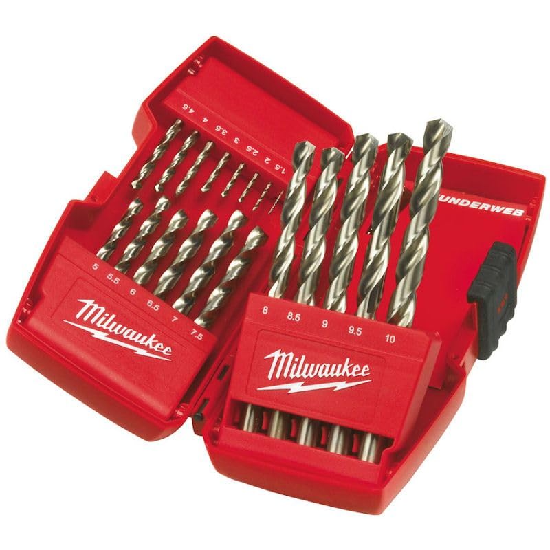 Milwaukee 48894759 Hss-G 10PC Titanium Red Hex Drill Bits