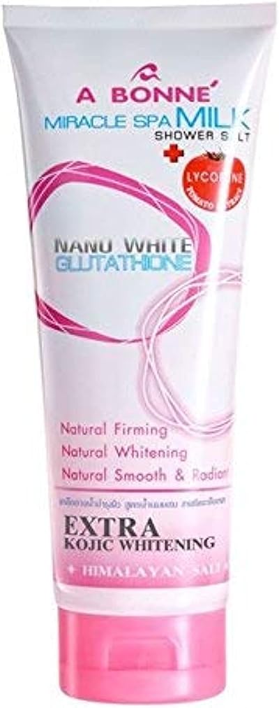 A Bonne Spa Milk Shower Salt Lycopene Tomato Extract 350g Exfoliator