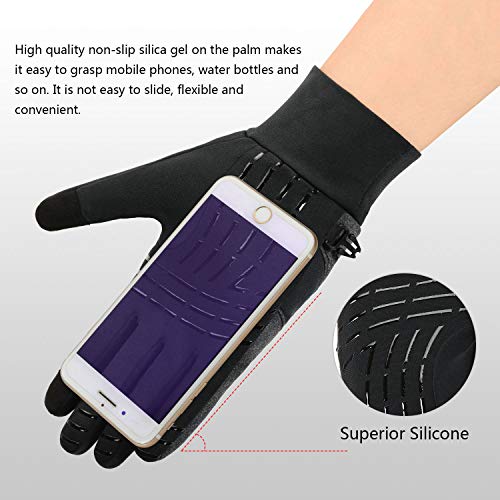 image for NICEWIN Touch Screen Cycling Gloves for Men Women Winter Cold Weather 