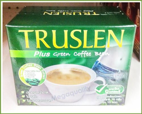 5x Truslen Plus Green Coffee Bean Instant Slimming Weight Management Drink 10 Cups Best Product From Thailand