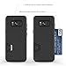 Galaxy S8 Case, Molan Cano [Crazy Bumper] Dual Layer PU Case Wallet Cover with 1 Card Slot for Samsung Galaxy S8 - Metallic Black