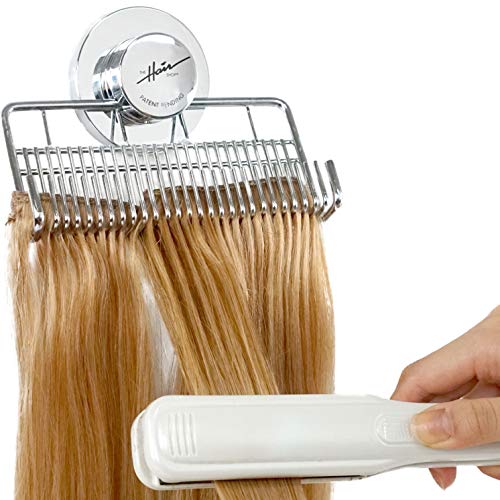 The Hair Shop Hair Extension Style Mate 2 | Portable Holding Caddy that Stores, Washes, Styles, and Secures 100% Human Hair Extensions – Works for Clip-ins, Halos, Wefts