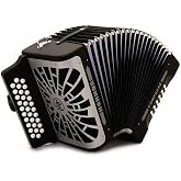 Hohner Compadre GCF Accordion, Black | Hohner Compadre GCF Accordion with Gig Bag (Black)
