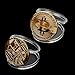 OutTop 10Pcs Art Gold Plated Bitcoin Collection Coin Home Room Office Decoration (Gold)
