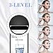 Meifigno Selfie Ring Light, [Rechargeable] with 36 LED Lights, 3-Level Adjustable Brightness Clips On Phone Ring Light Compatible with iPhone X Xr Xs 7 8 Plus 11 12 Pro Max iPad Laptop Samsung, Black